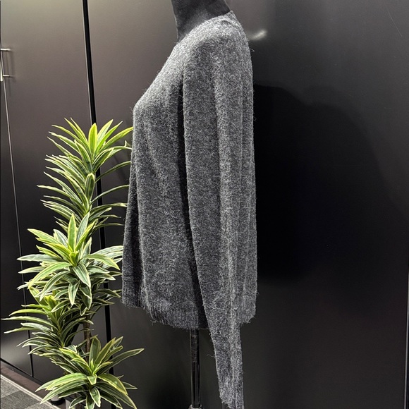 Permanent Wool Blend Pullover Sweater,rib knit cuff/waist/neck,soft winter warm - Picture 3 of 10